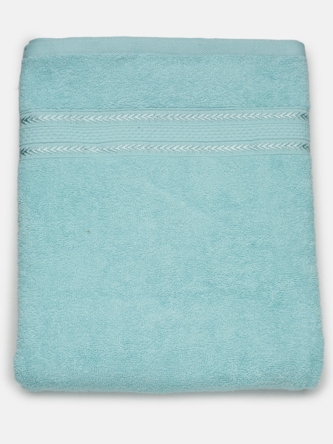 Premium Soft & Absorbent Aqua Blue Terry Bath Towel