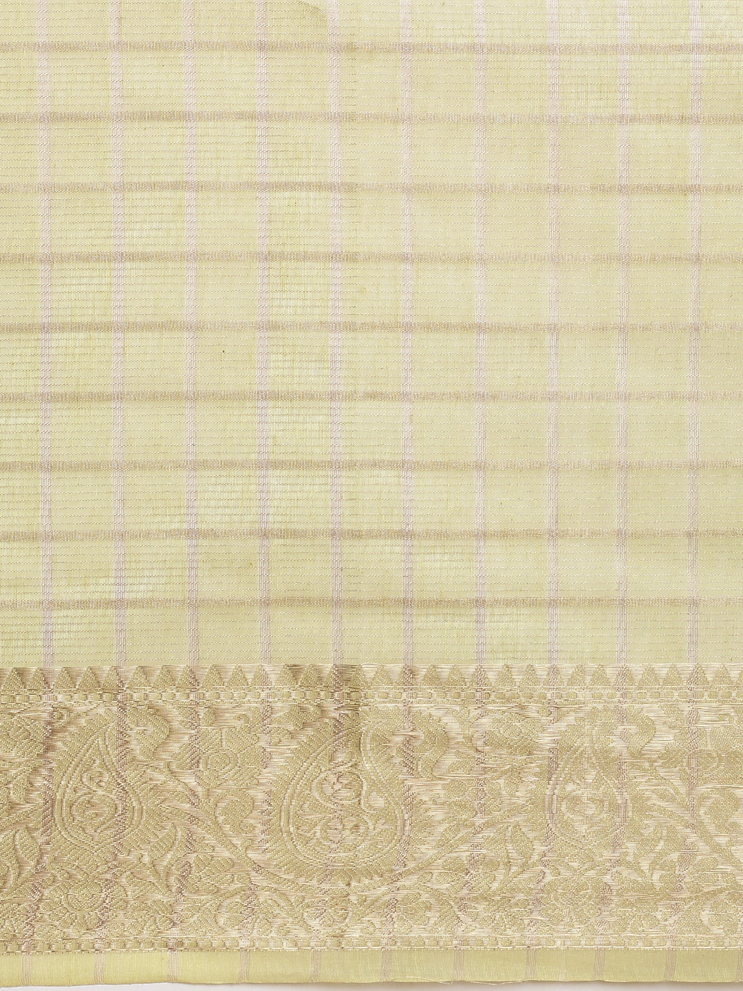 Women Semi Cotton Gold Weaving Saree -SCS66