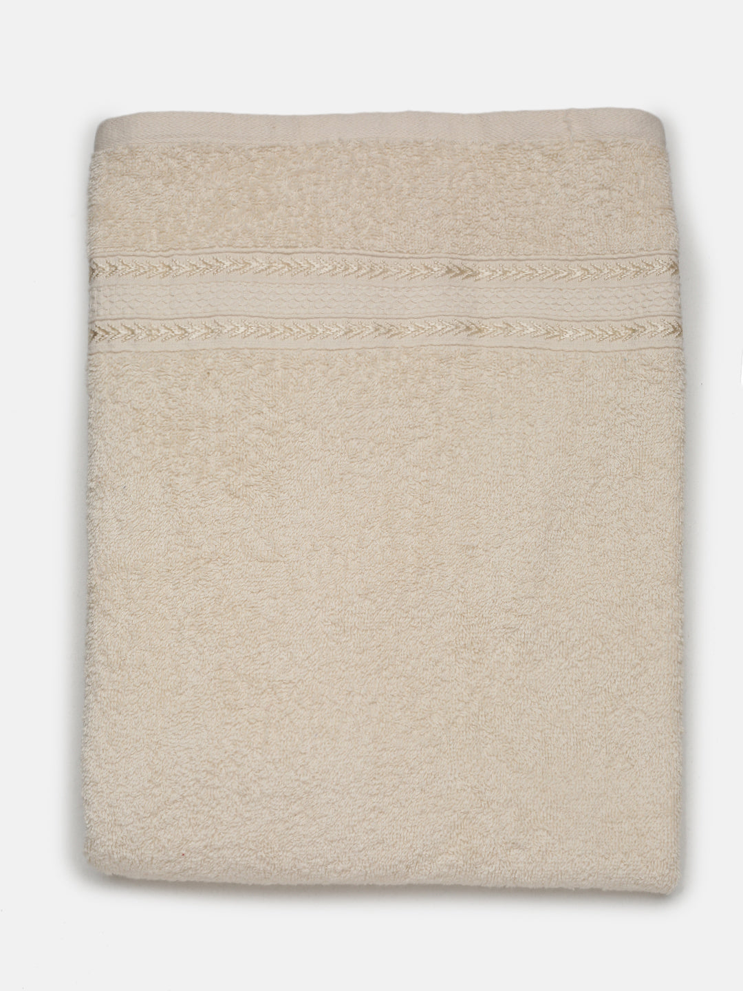 Premium Soft & Absorbent Ivory Terry Bath Towel