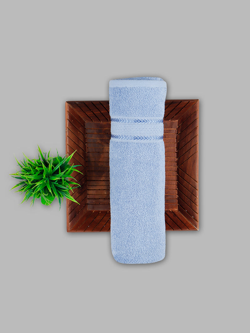 Premium Soft & Absorbent Blue Terry Bath Towel BC3
