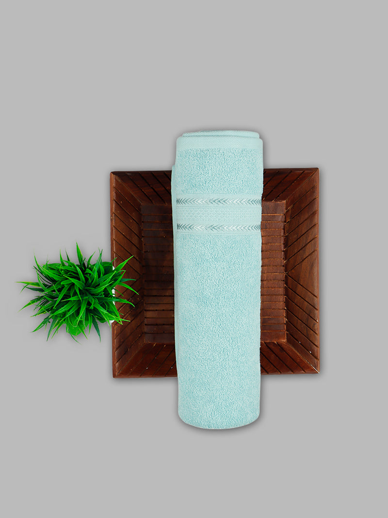 Premium Soft & Absorbent Light Blue Terry Bath Towel BC9
