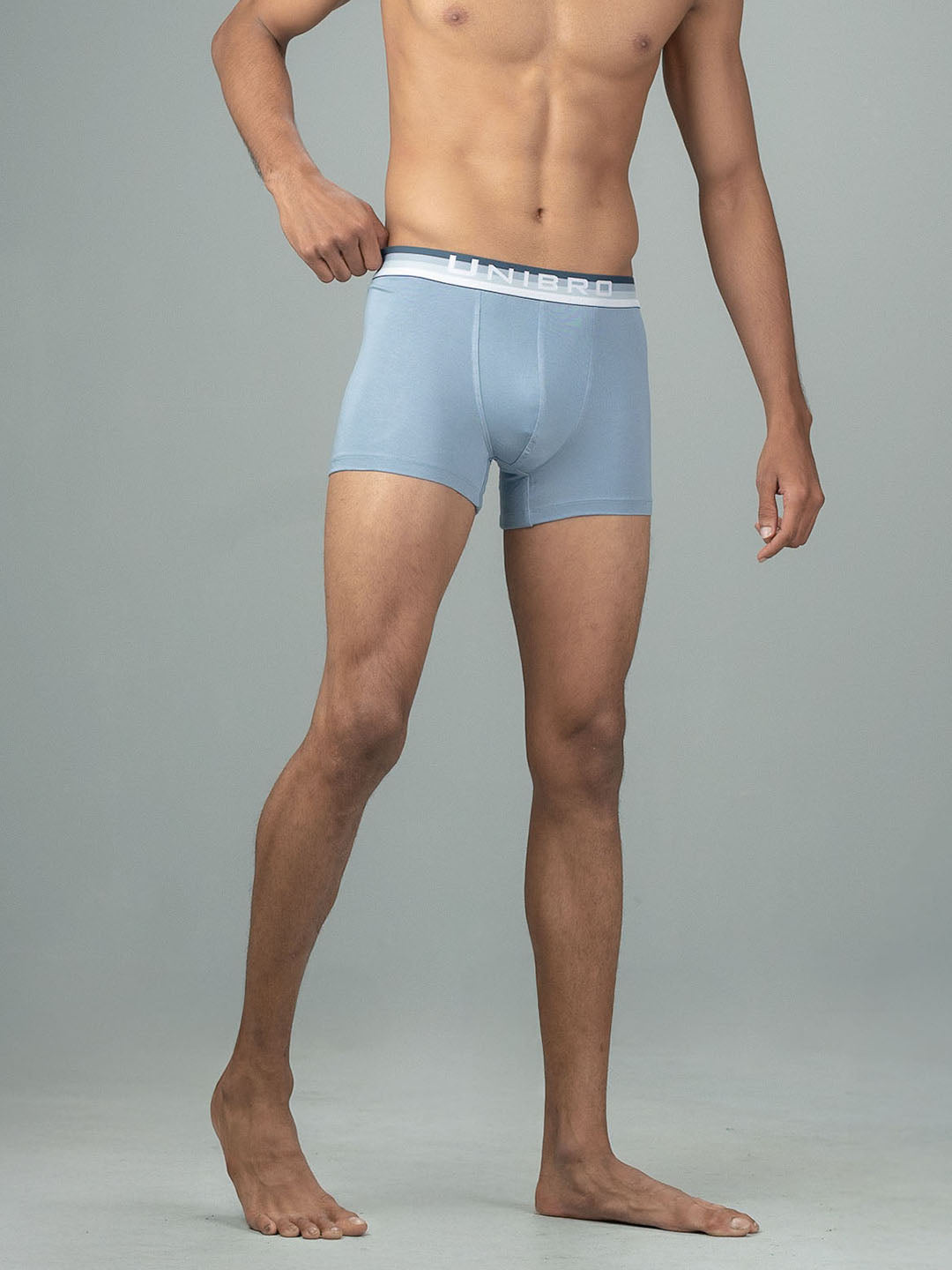 Men TENCEL™ Modal Micro Elastane Stretch Trunk SkyBlue