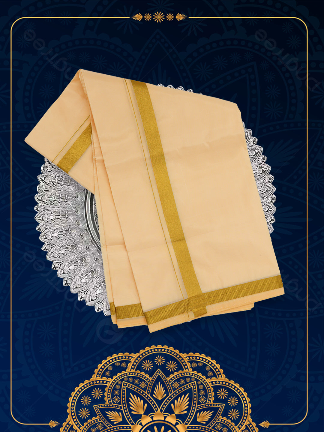 Men Art Silk Dhoti & Shirting Set Champ Ashirwath (2 in 1)