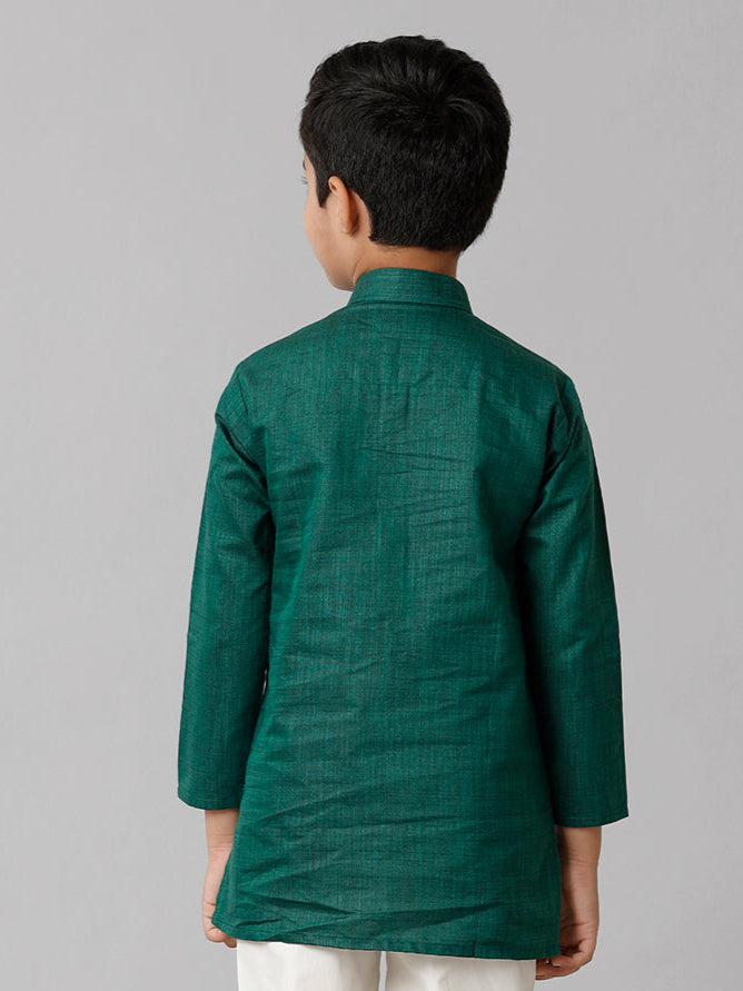 Boys Fantastic Kurtha Full Sleeves Green FS5