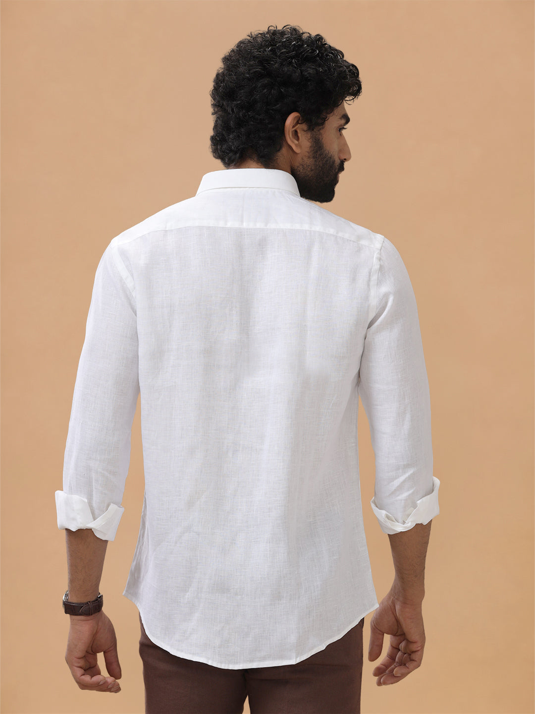 100 LEA Pure Linen Premium White Shirt – Linen Park 5100