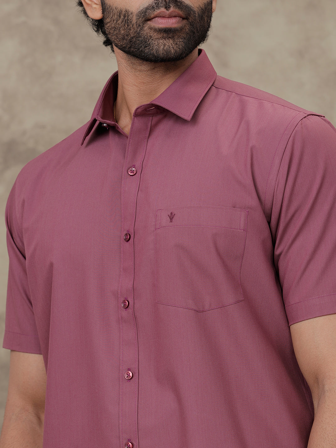 Couple Combo Shirt & Dhoti Set with Saree Wine Berry ST243