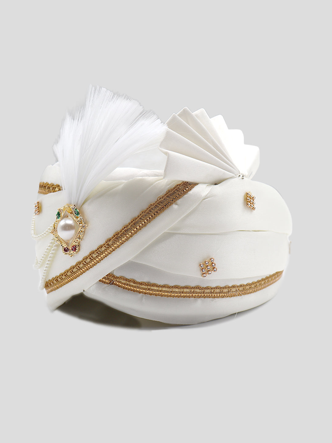 Traditional Silky Style Wedding Turban  - 87