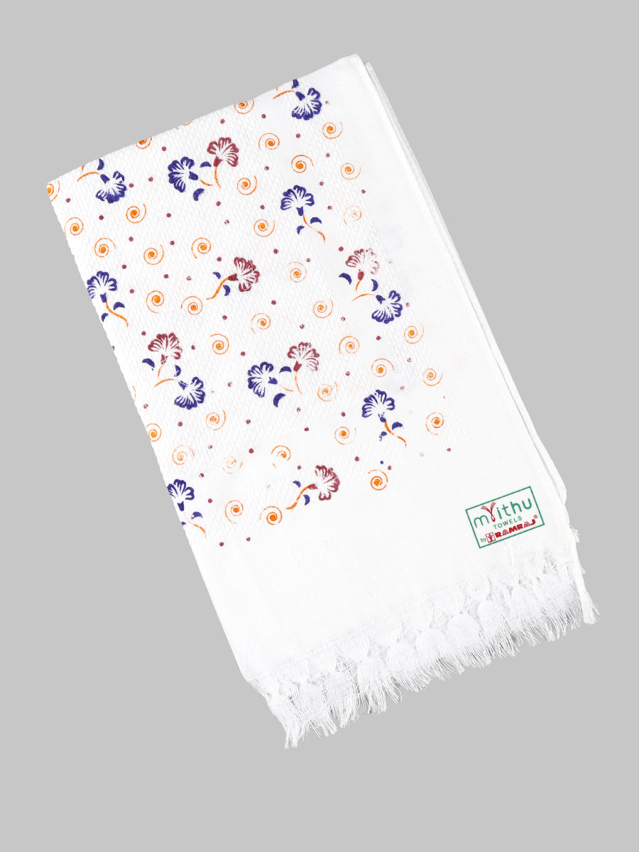 Cool Touch Napkin Print Cotton Towel (4 PCs Pack)-Design eight