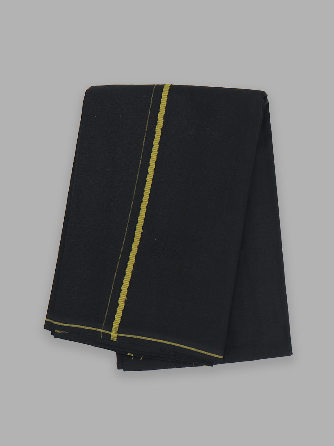 Devotional Black Towel with Small Border (Pack of 2)