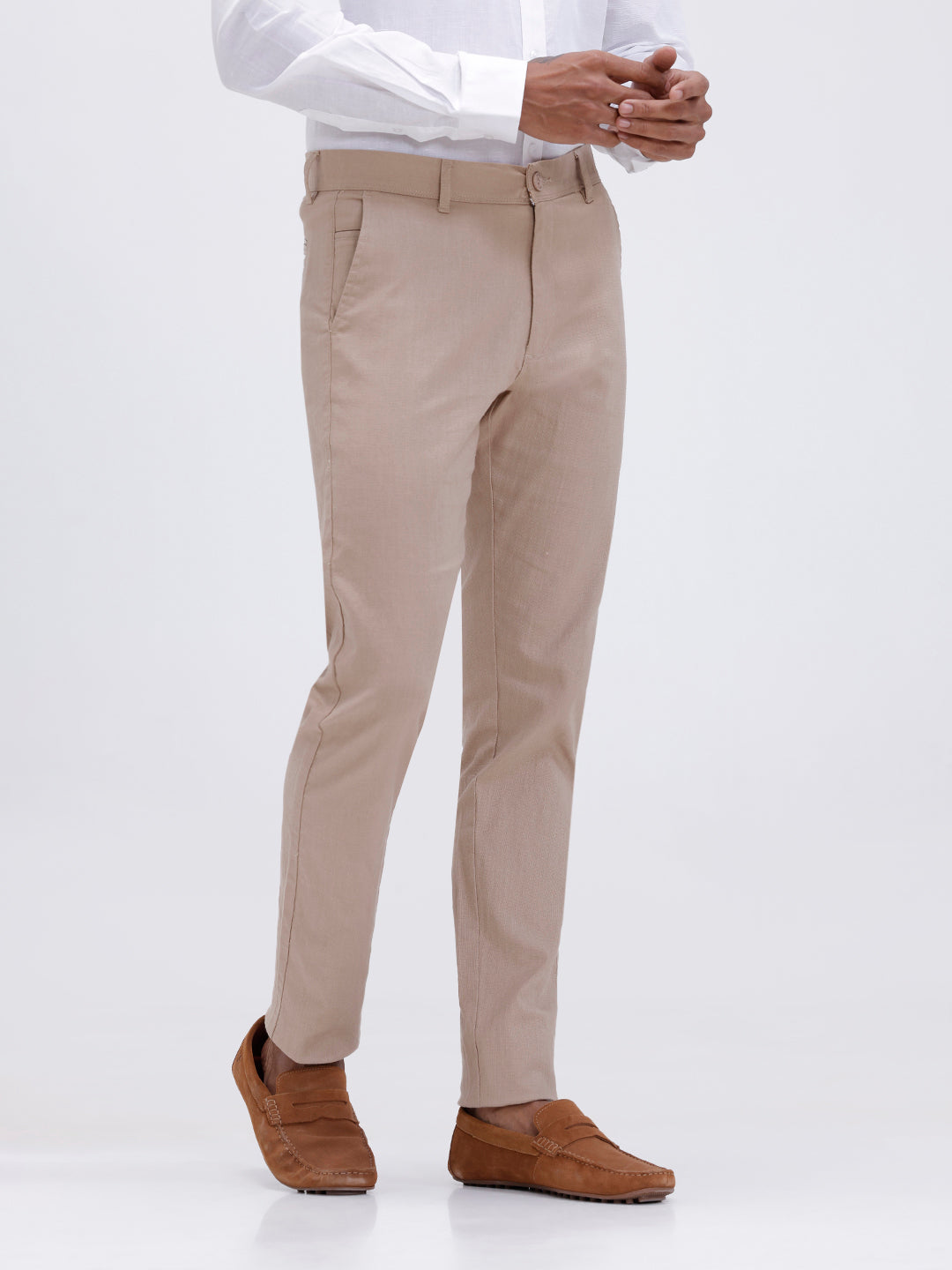 Mens Cotton Full Sleeves Shirt and Linen Cotton Pants Combo TR15504