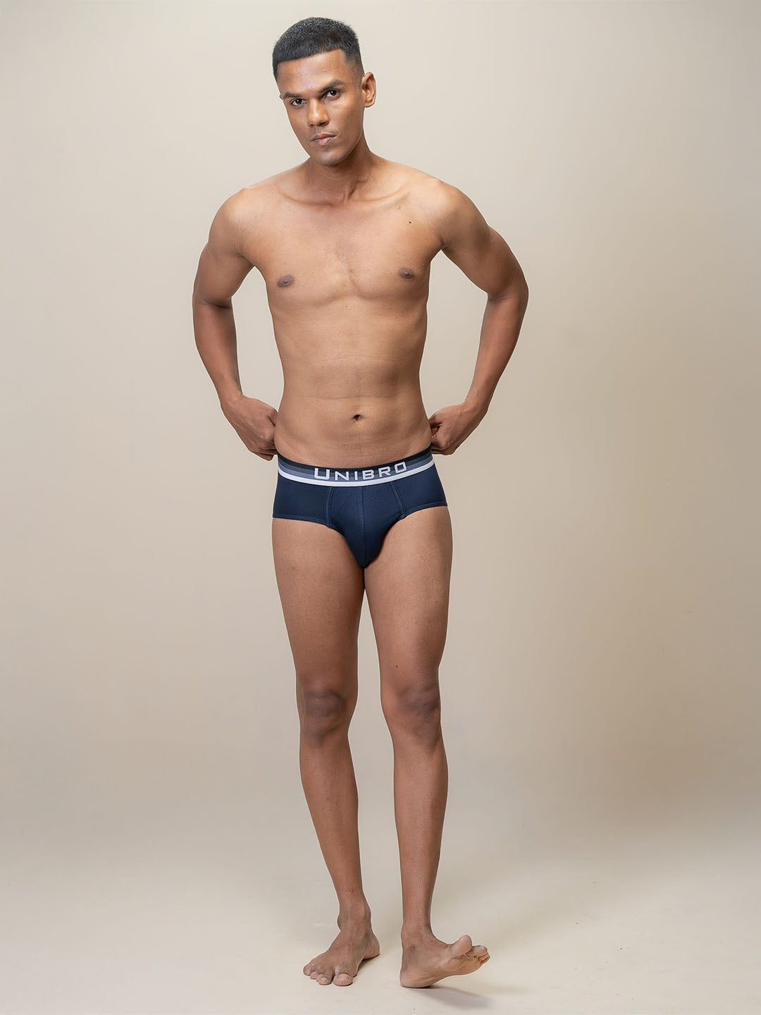 Men TENCEL™ Modal Micro Elastane Stretch Brief Navy