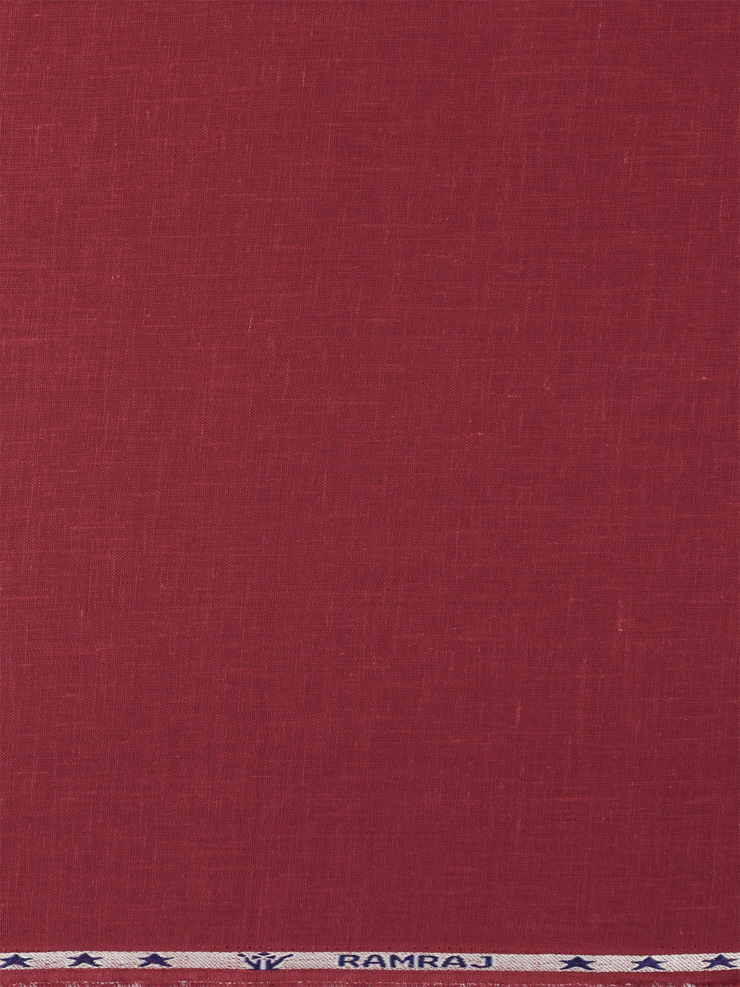 Men Linen Lyocell Maroon Plain Shirt Fabric Greater