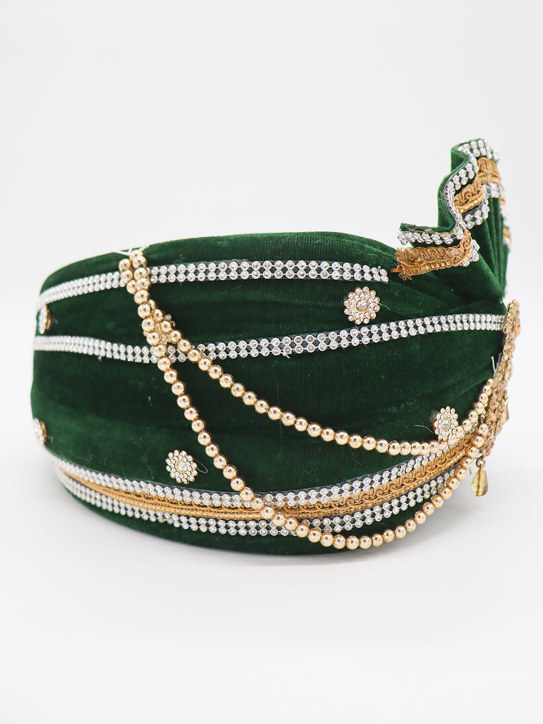 Traditional Silky Style Wedding Turban  - 118