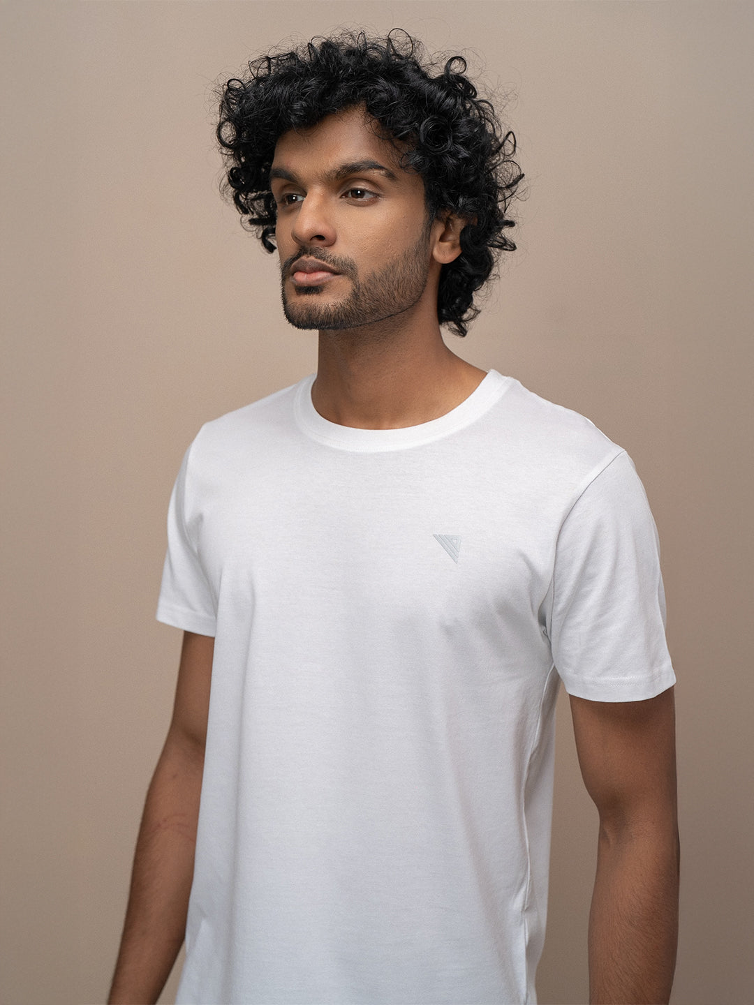 Men 100% Cotton Smart Fit Expert Tee White ET13
