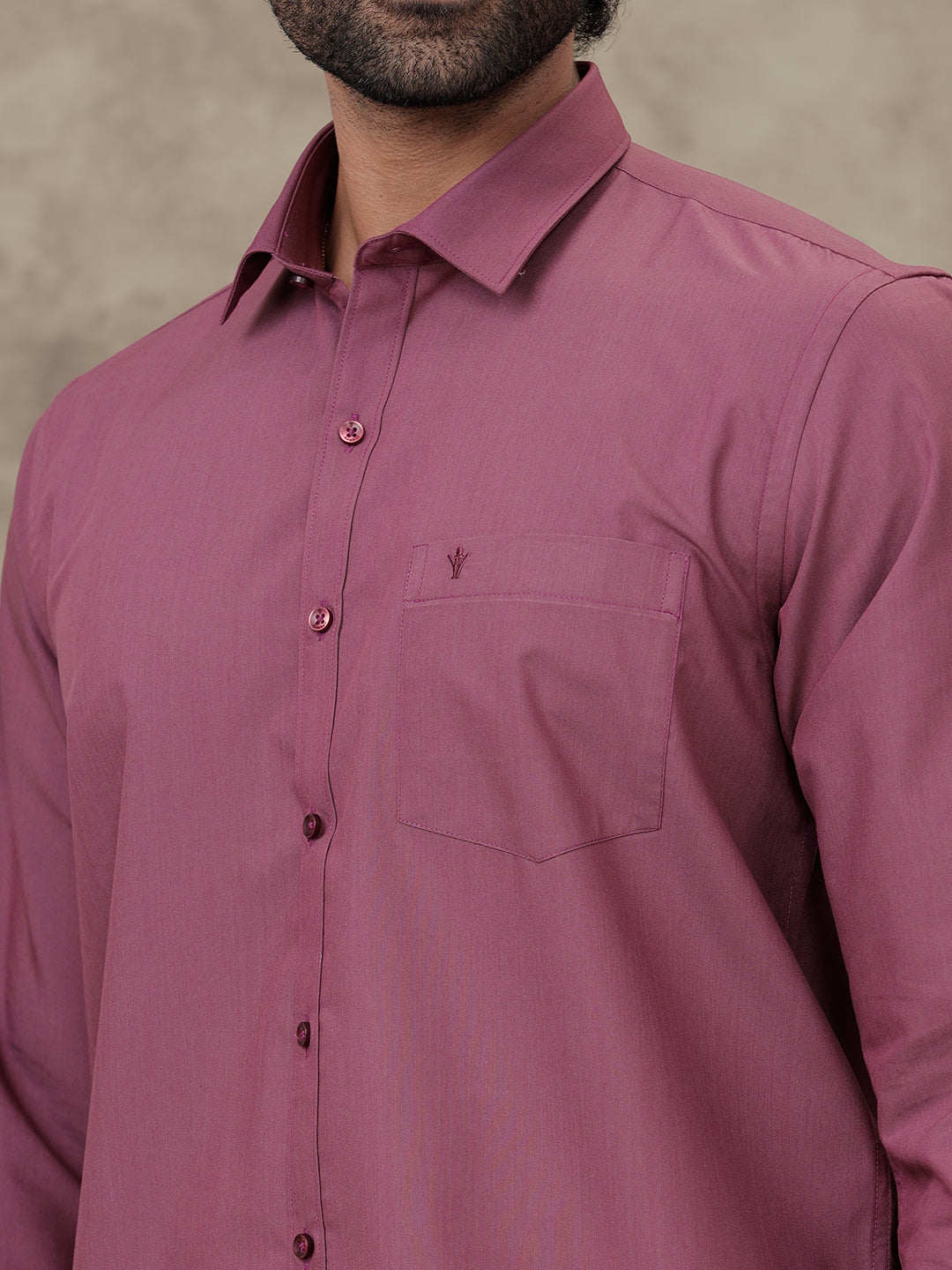 Couple Combo Shirt & Dhoti Set with Saree Wine Berry ST306