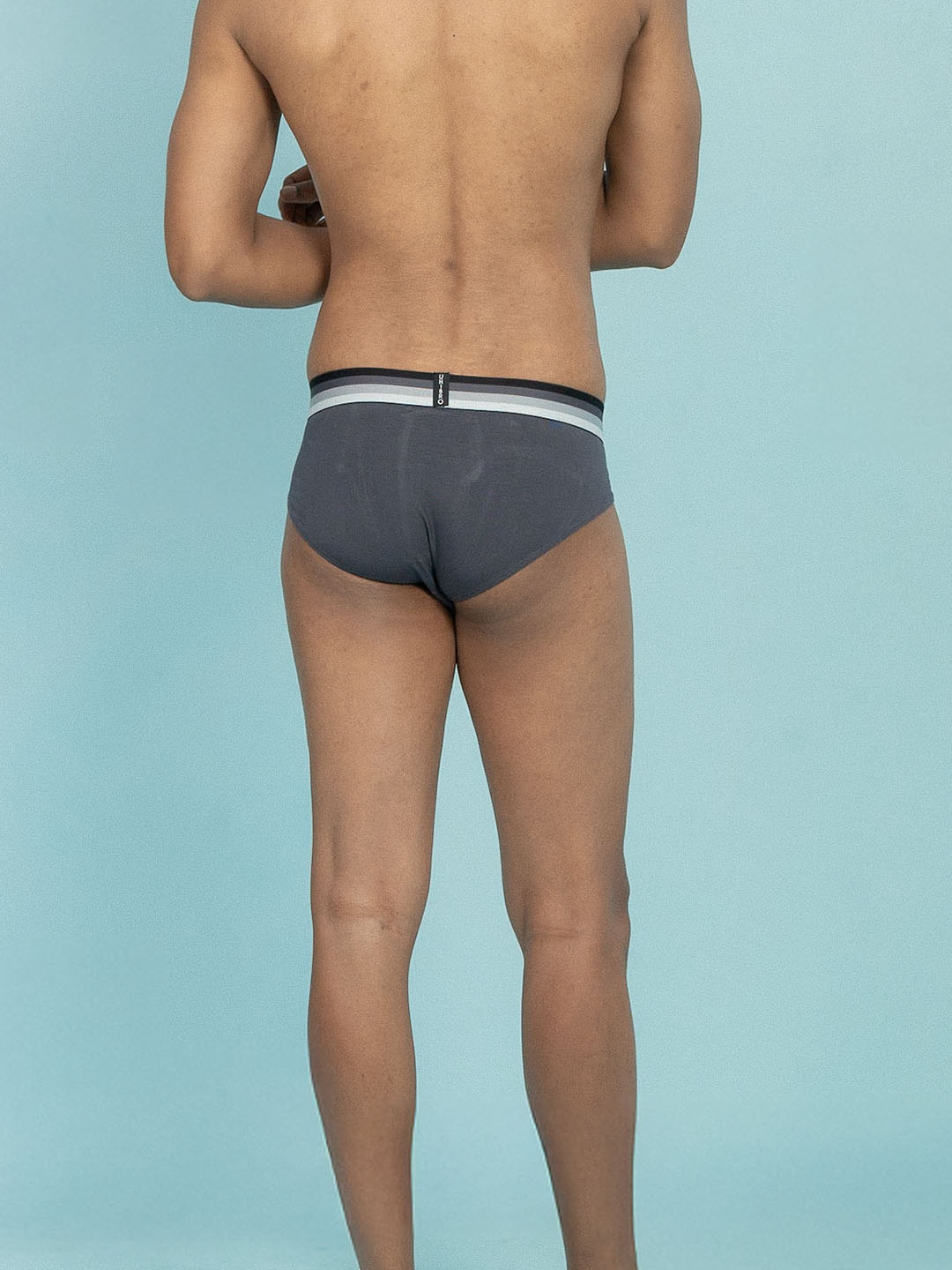 Men TENCEL™ Modal Micro Elastane Stretch Brief Graphite Grey