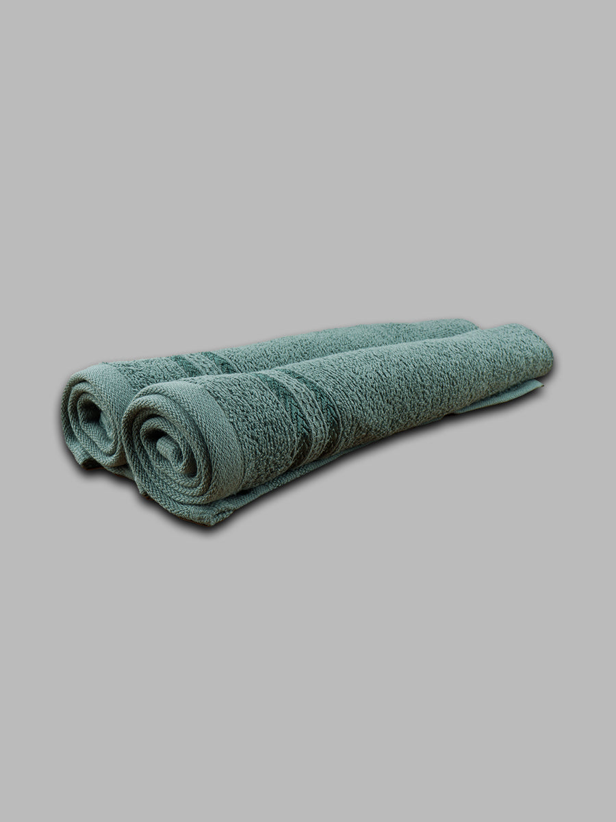 Premium Soft & Absorbent Green Terry Hand Towel HC4