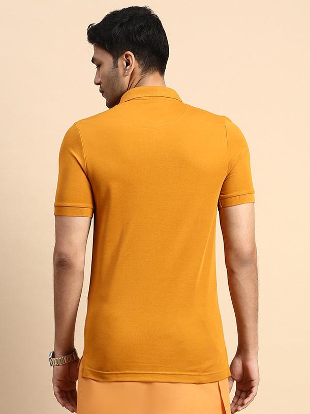 Mens Expert Polo Tshirt with Pocket Mustard EP41