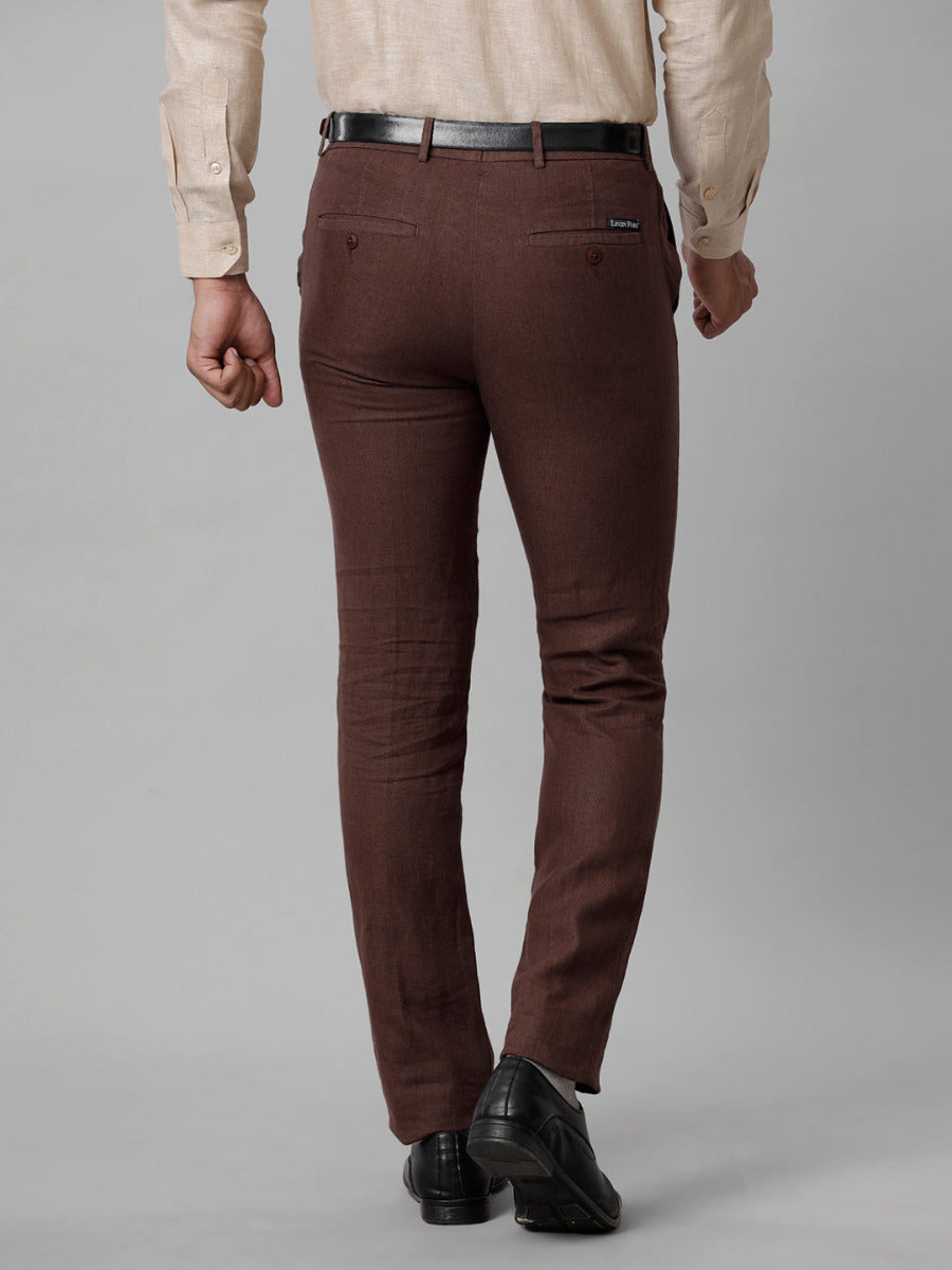 Brown linen Bob trousers – FehrTrade