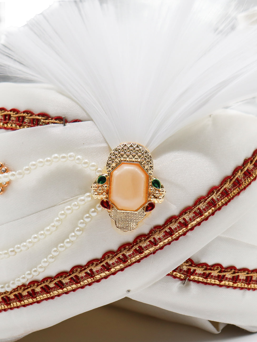 Traditional Silky Style Wedding Turban  - 88