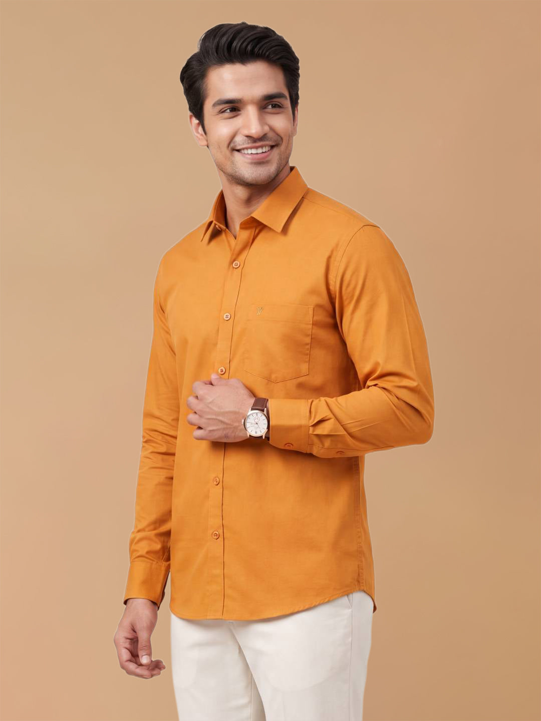 Cotton Rich Kaavi Regular Fit Shirt