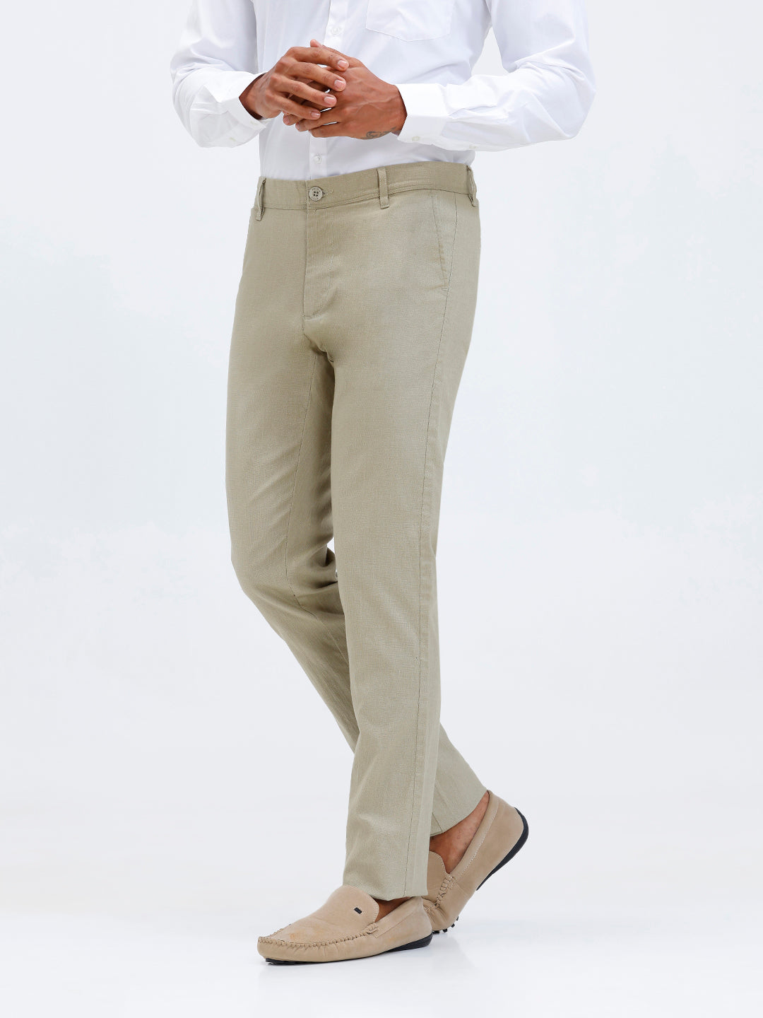 Mens Linen Cotton Full Sleeves Shirt and Pants Combo TR15505