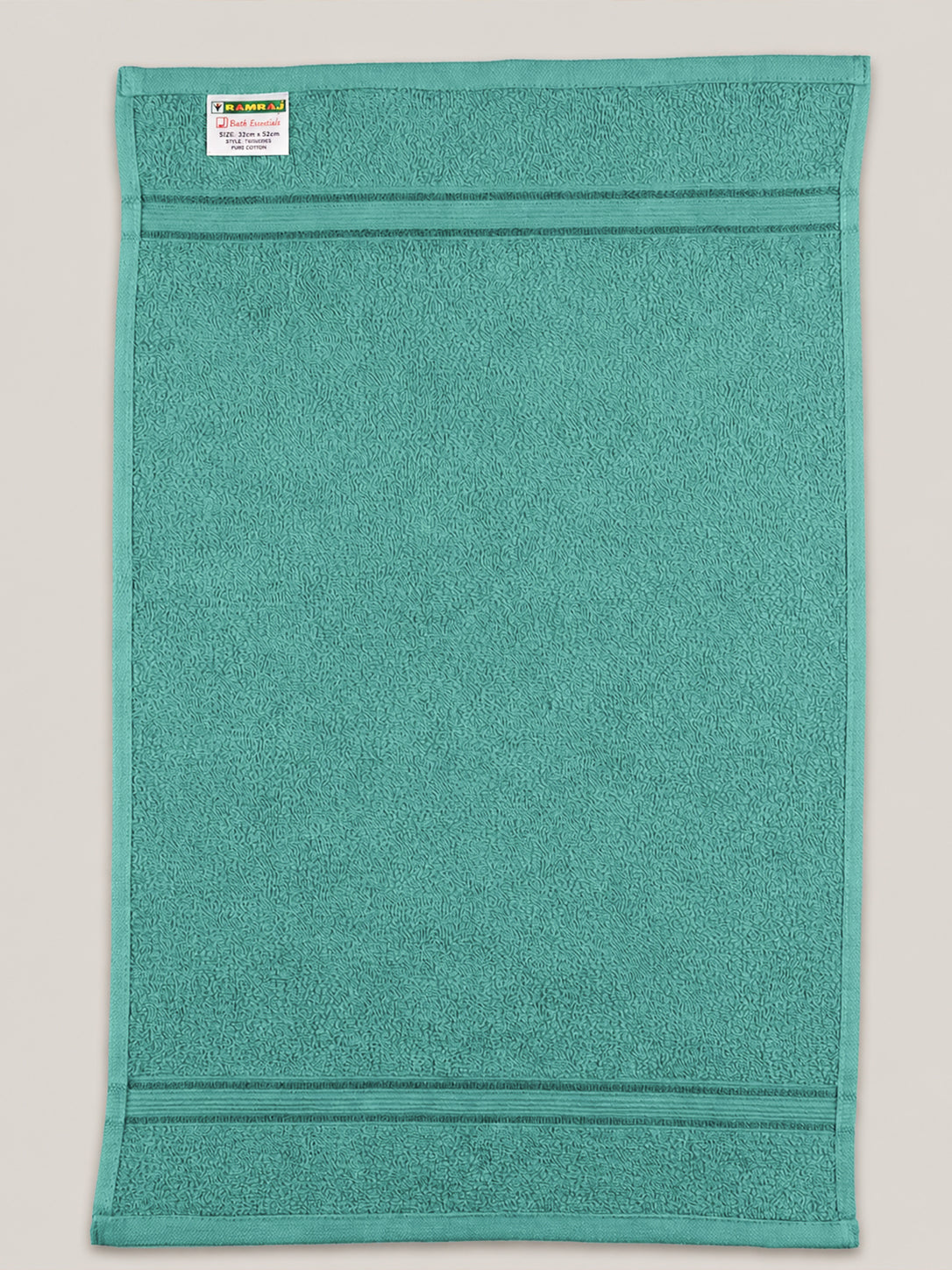Soft Cotton Deluxe Hand Terry Towel Teal HC2 (Pack of 4)