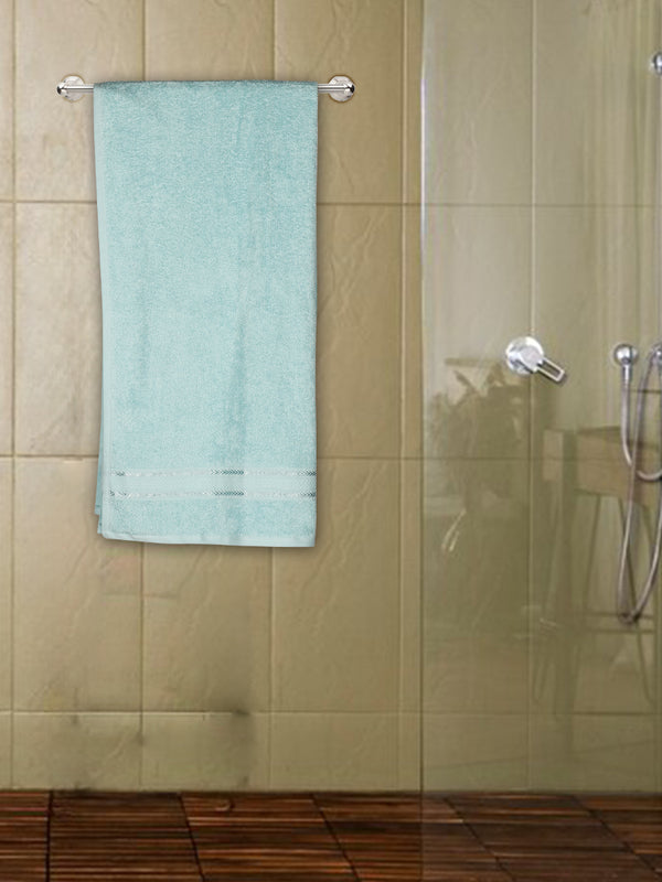Premium Soft & Absorbent Light Blue Terry Bath Towel BC9