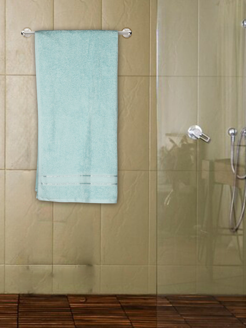 Premium Soft & Absorbent Light Blue Terry Bath Towel BC9