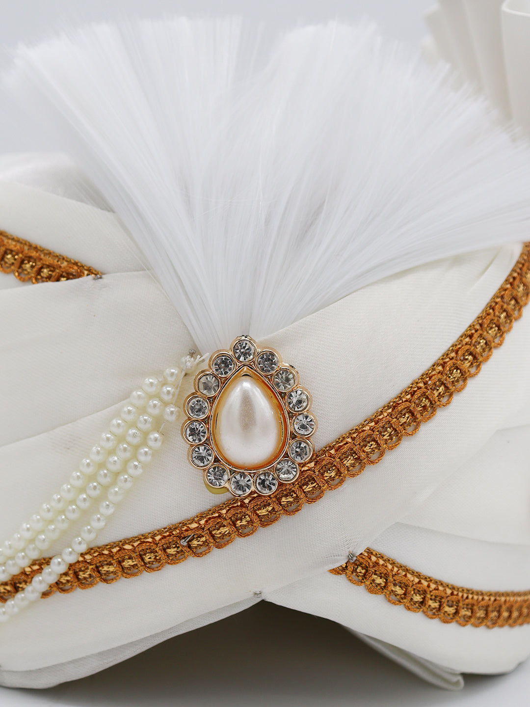 Traditional Silky Style Wedding Turban  - 116