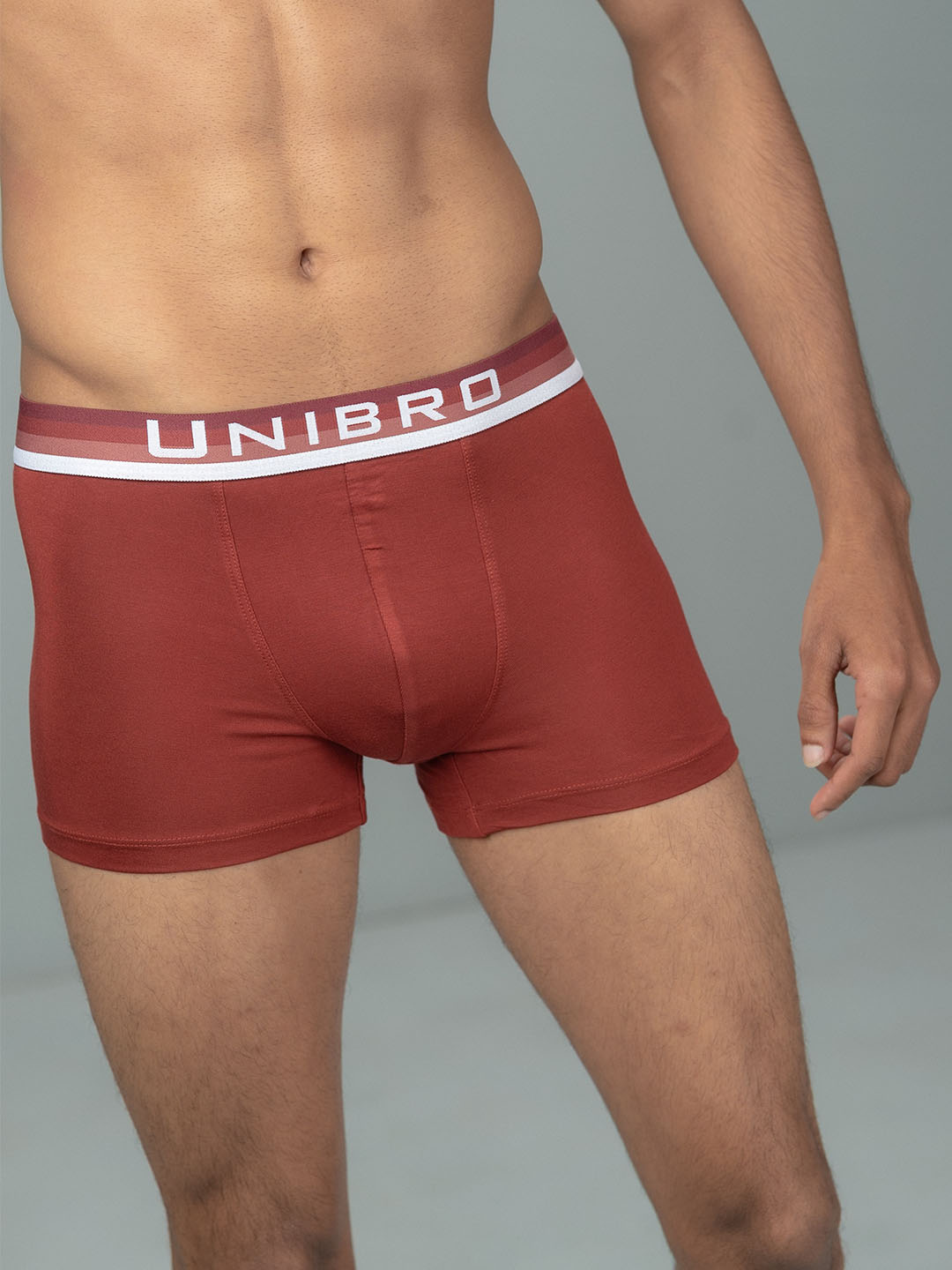 Men TENCEL™ Modal Micro Elastane Stretch Trunk Maroon