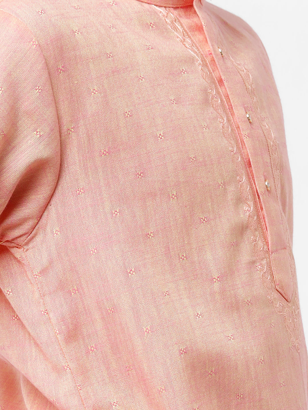 Boys Cotton Full Sleeves Pink Kurta BK04