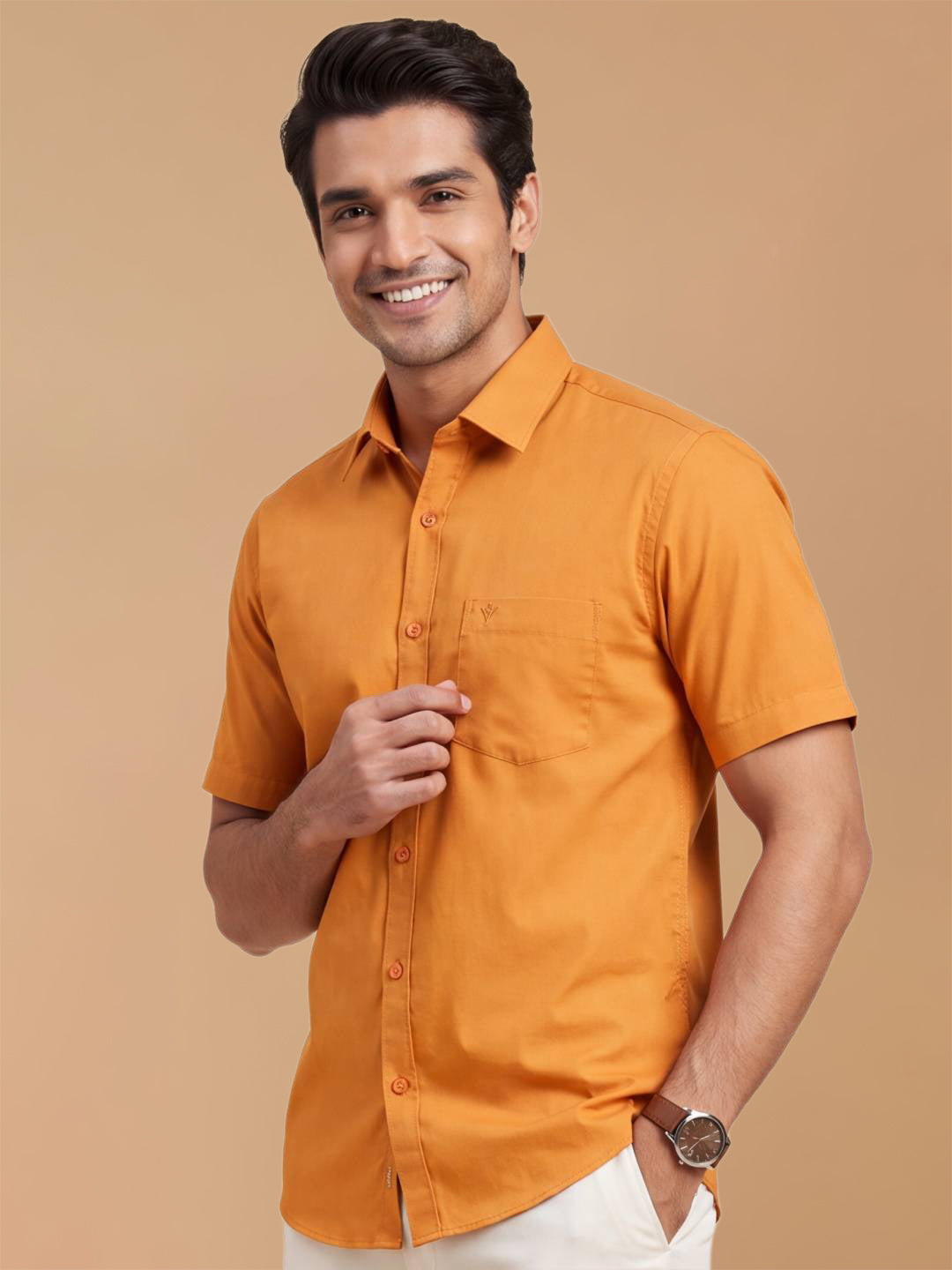 Cotton Rich Kaavi Regular Fit Shirt