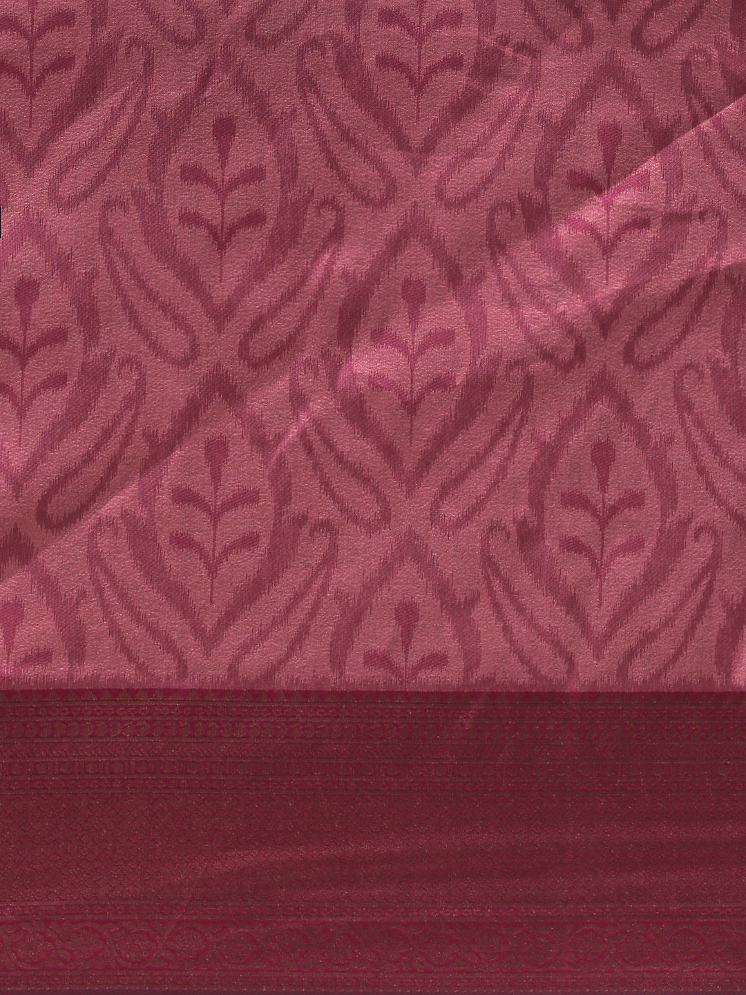 Womens Semi Silk Saree Pink SS256