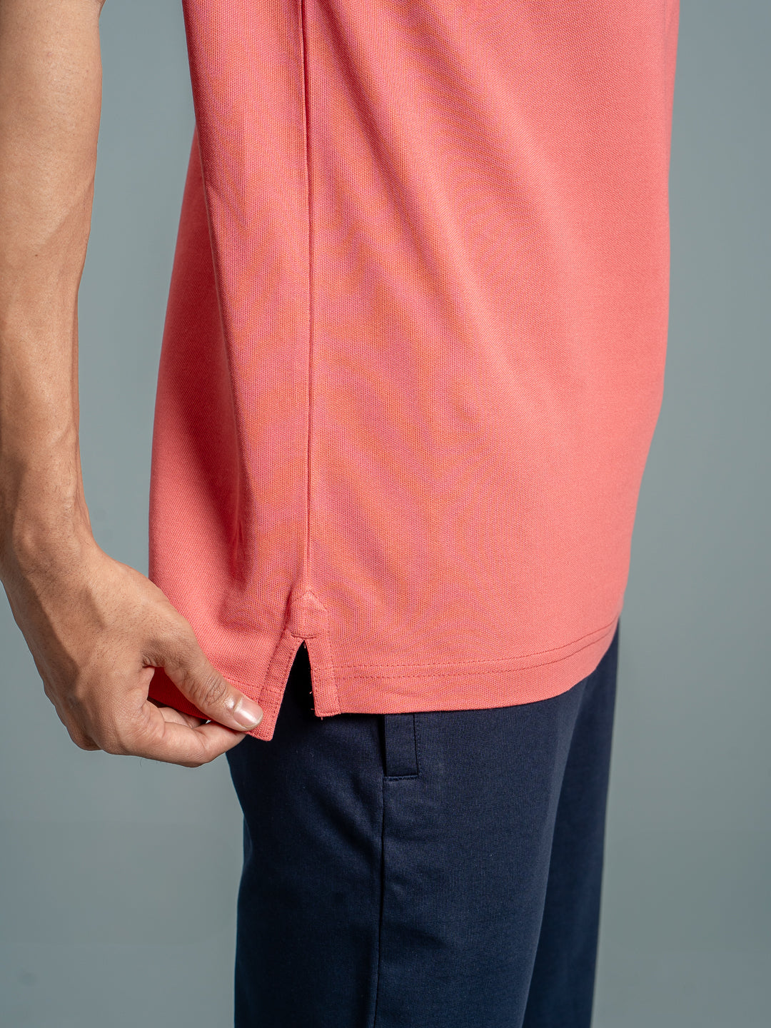Men Cotton Rich Smart Fit Expert Polo T-Shirt Red EP21