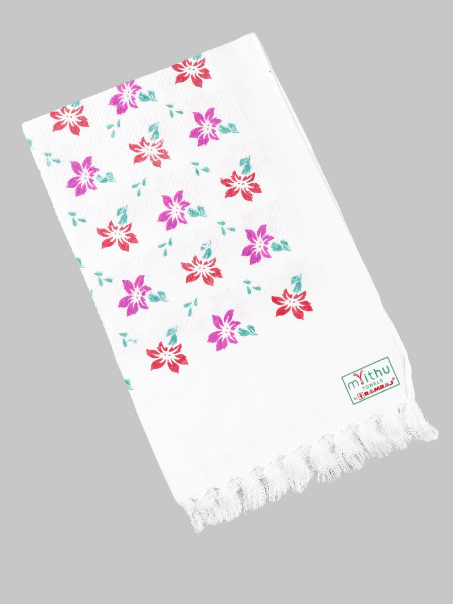 Cool Touch Napkin Print Cotton Towel (4 PCs Pack)-Design nine