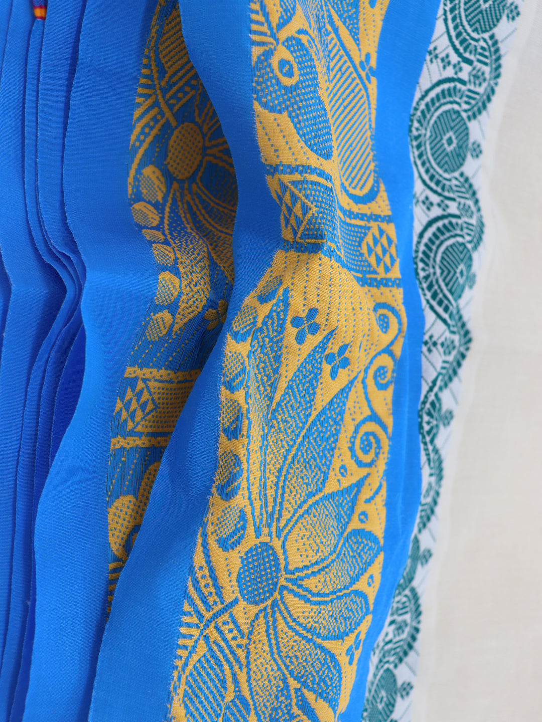 Men Kora Cotton Fancy Jari Border Panchakacham with Angavasthram (9+5) Fancy Pet Kora FPK01