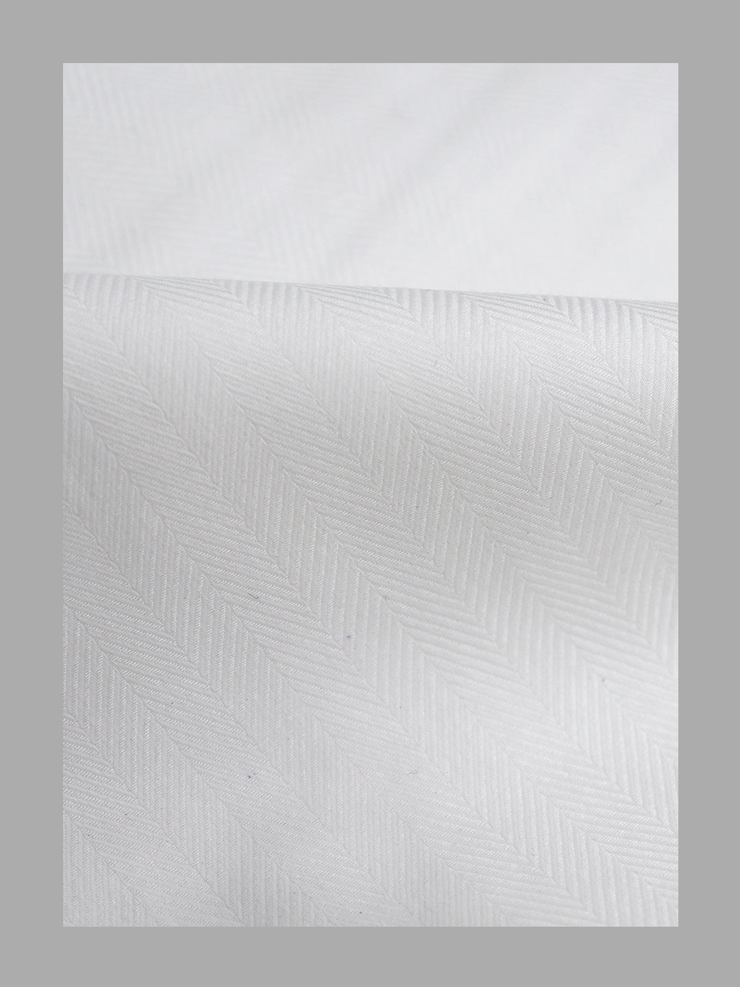 Men 100% Giza Cotton Self Design White Shirt Fabric Mosco Dobby C27