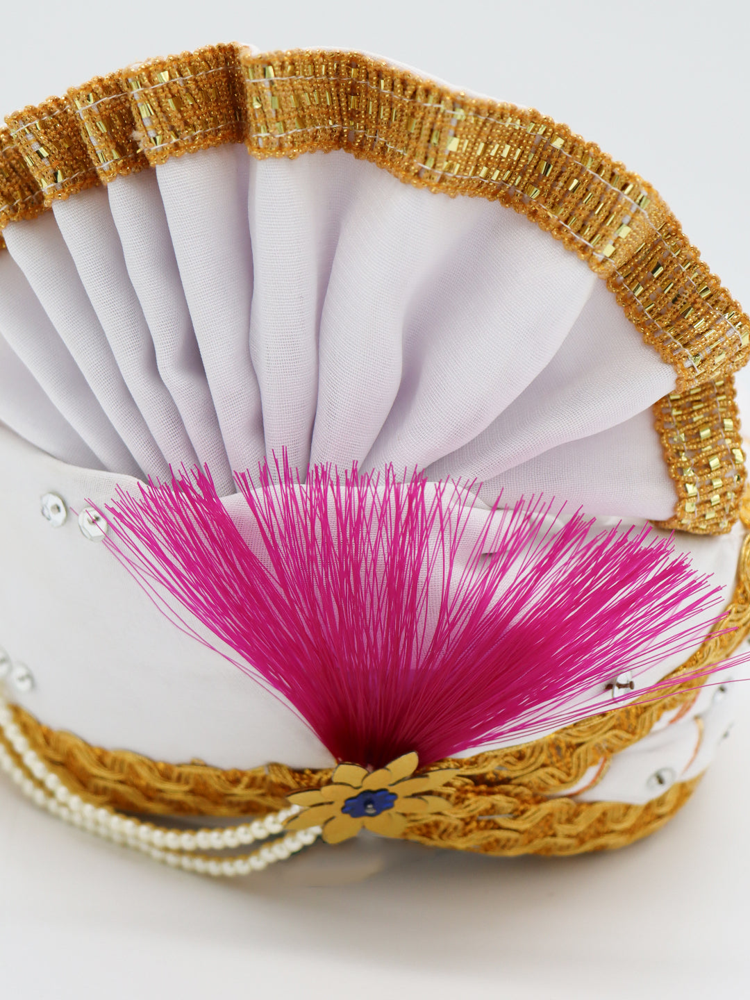 Traditional Silky Style Wedding Turban  - 115