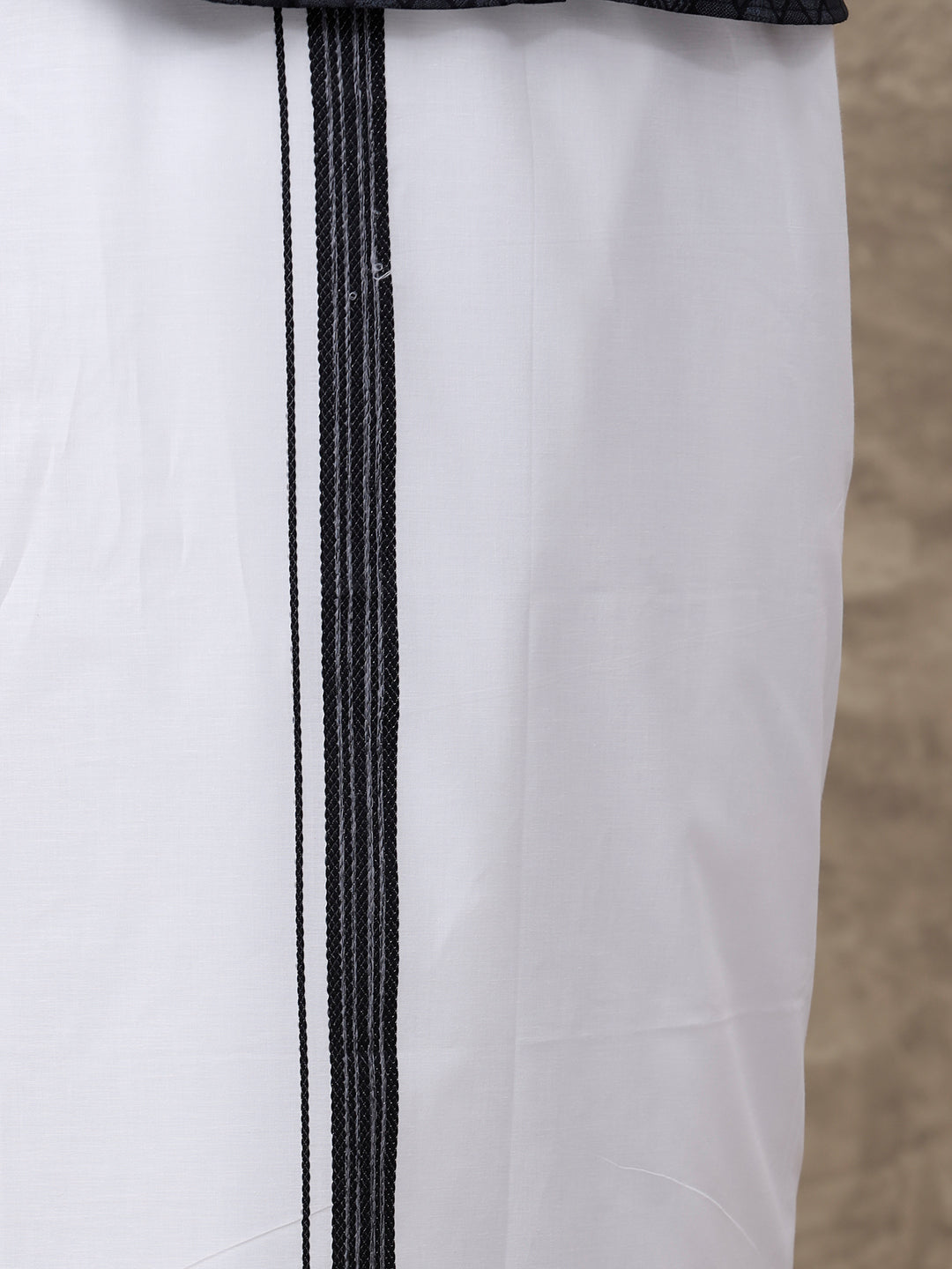Couple Combo Shirt & Dhoti Set with Saree Black SC55