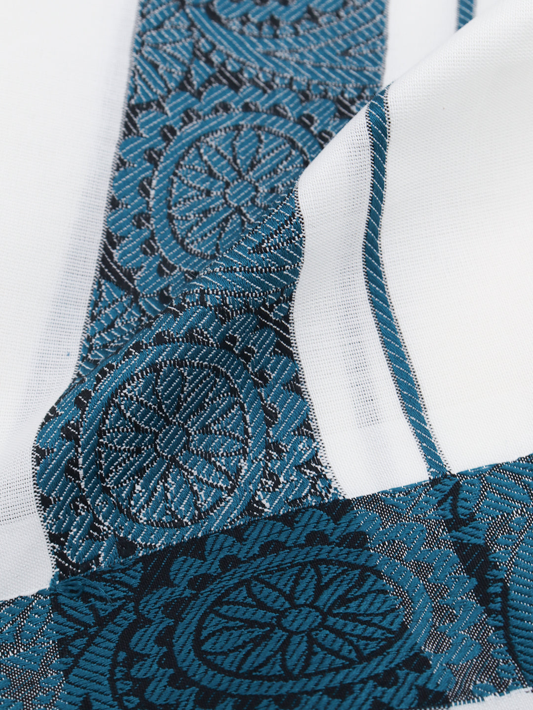 Men Premium Cotton Double Layer White Dhoti with Fancy Border Luxury Club LC23