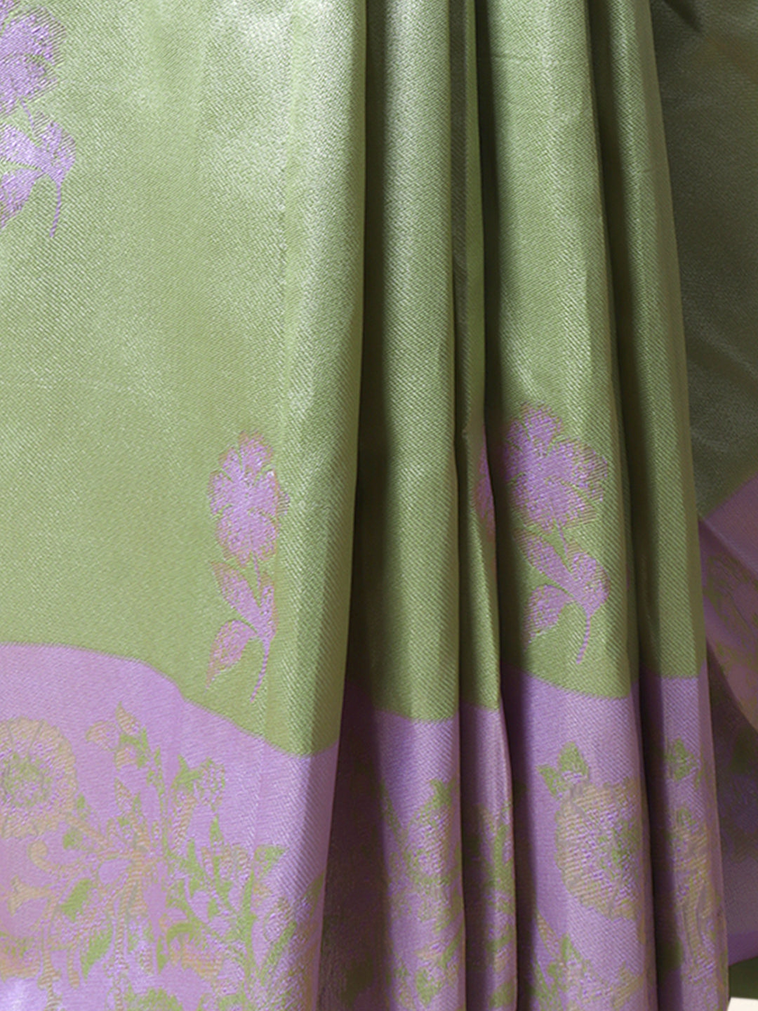 Women Green Art Silk Saree ASS101