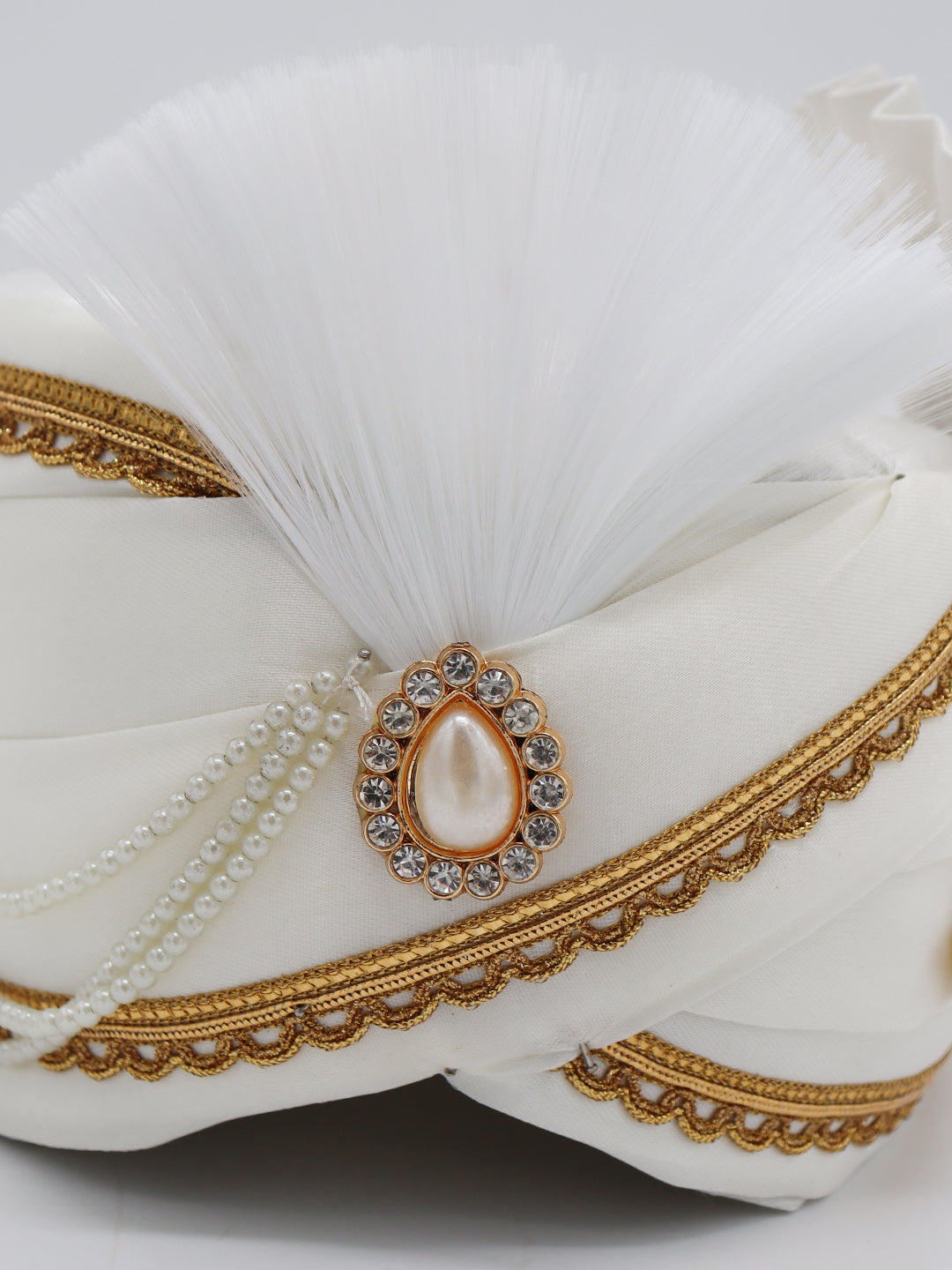 Traditional Silky Style Wedding Turban  - 112