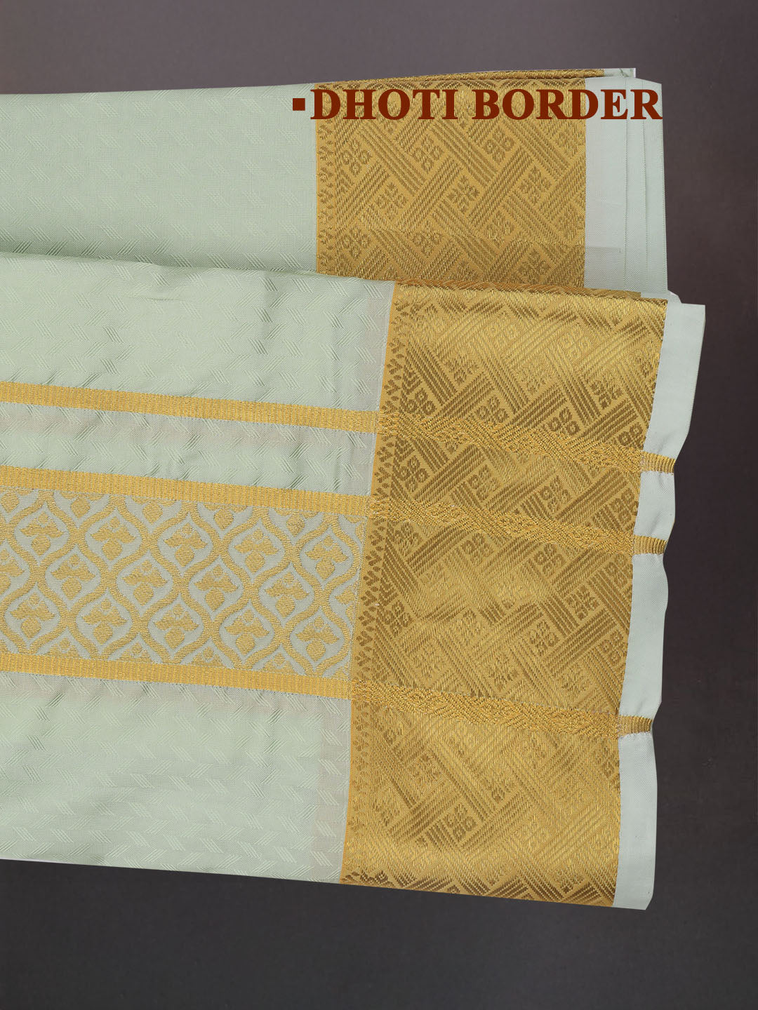 Men Art Silk Dhoti & Shirting Set Green Mangalakara 140k (2 in 1) M34
