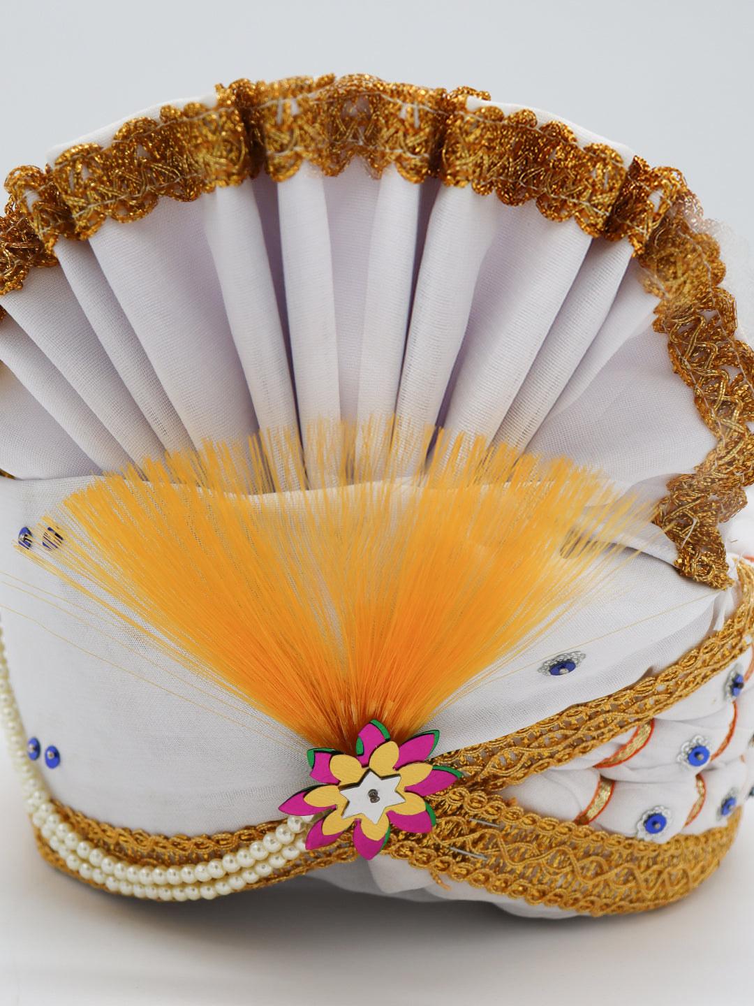 Traditional Silky Style Wedding Turban  - 113