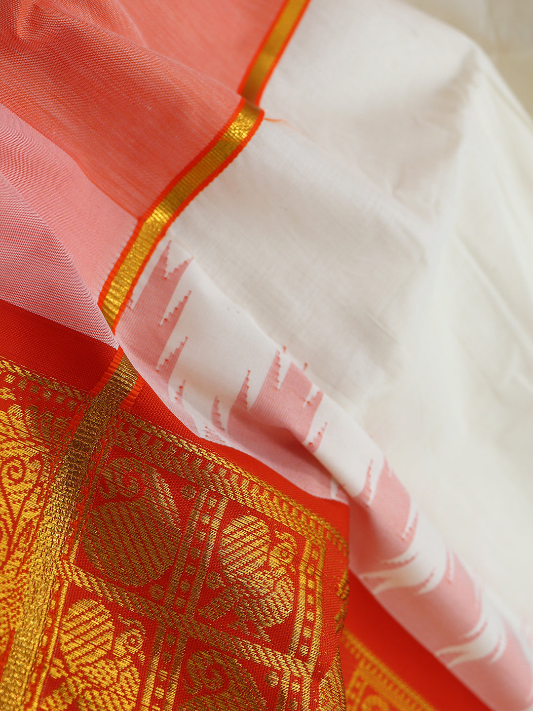 Men Cotton Cream Panchakacham with Angavasthram Yogendra (9+5)YG02