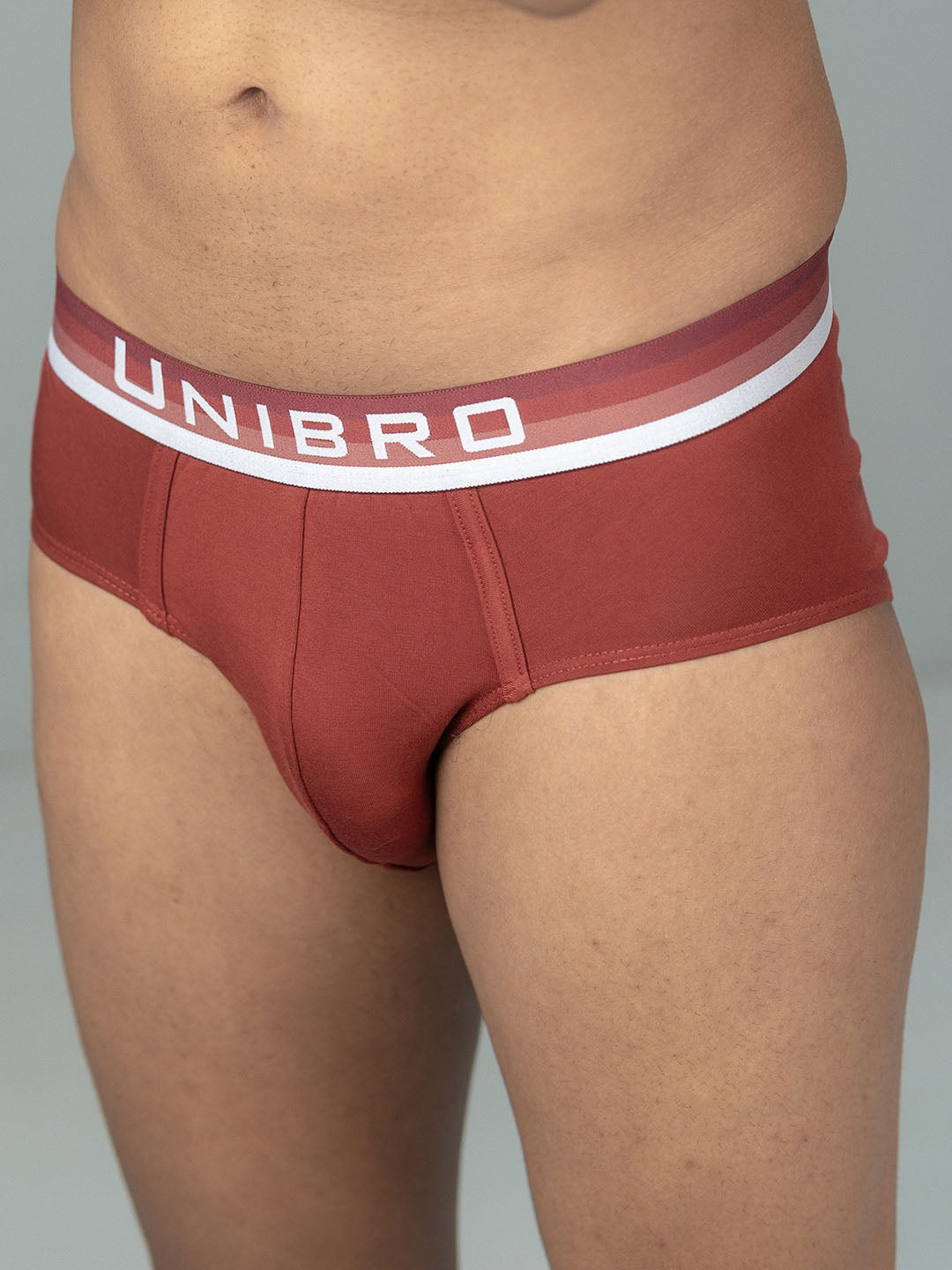 Men TENCEL™ Modal Micro Elastane Stretch Brief Maroon