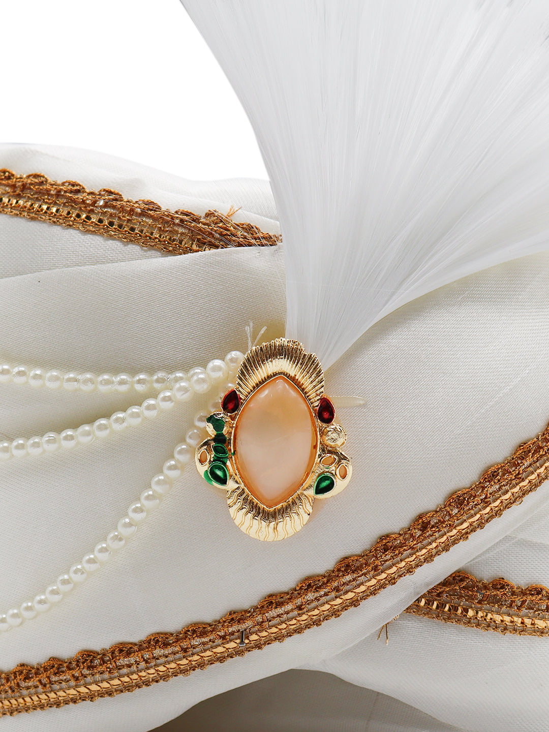 Traditional Silky Style Wedding Turban  - 90