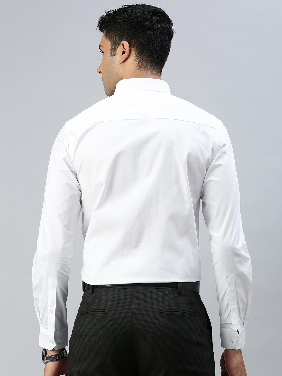 Men 100% Cotton White Shirt Super Faast