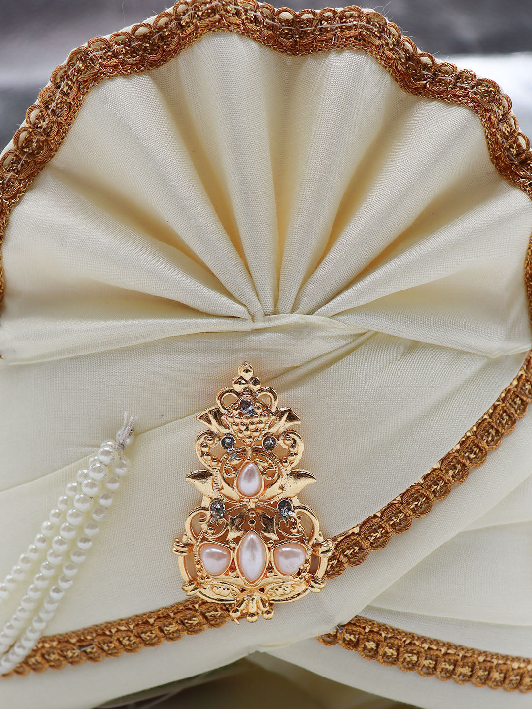 Traditional Silky Style Wedding Turban  - 95